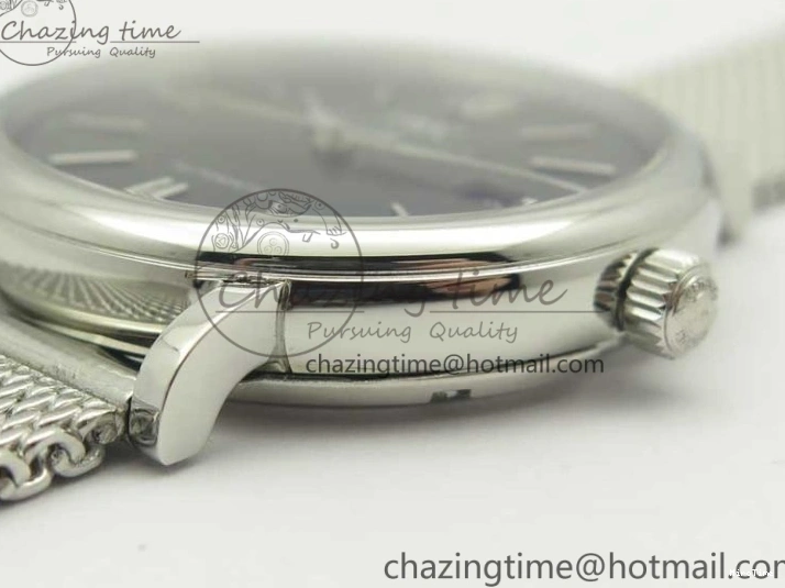 MIROTIME 0405 FastDry Portofino IW356501 SS V3 MK 1:1 Best Edition Black Dial On SS Mesh Bracelet MIYOTA 7195